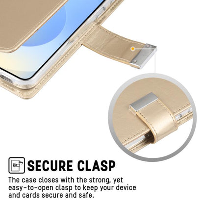 For Samsung Galaxy S25 5G GOOSPERY RICH DIARY Crazy Horse Texture Leather Phone Case(Blue) by GOOSPERY