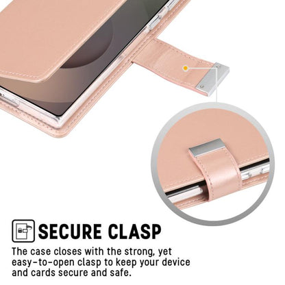 For Samsung Galaxy S25 Ultra 5G GOOSPERY RICH DIARY Crazy Horse Texture Leather Phone Case(Blue) by GOOSPERY