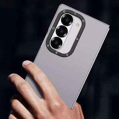 For Samsung Galaxy Z Fold6 GKK Integrated Simple Trendy Shockproof Phone Case(Mountain Gray) by GKK