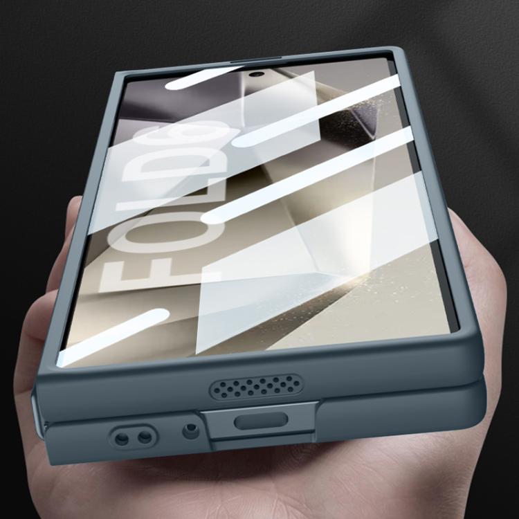 For Samsung Galaxy Z Fold6 GKK Integrated Simple Trendy Shockproof Phone Case(Mountain Gray) by GKK