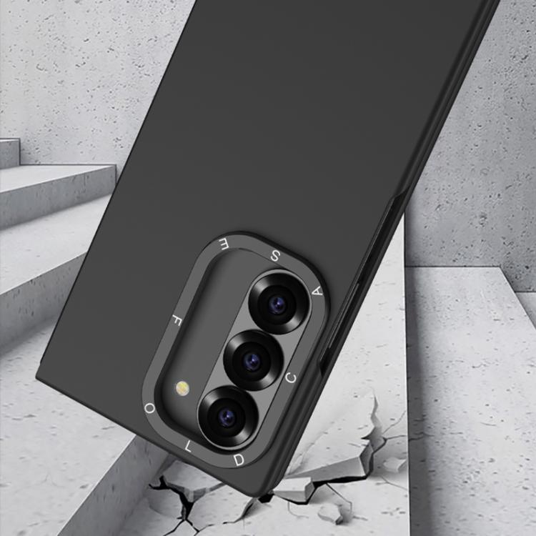 For Samsung Galaxy Z Fold6 GKK Integrated Simple Trendy Shockproof Phone Case(Mountain Gray) by GKK