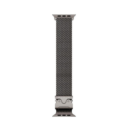 For Apple Watch 46mm / 49mm / 45mm / 44mm DUX DUCIS Milanese Air Series Stainless Steel Magnetic Watch Strap(Gun Grey) by DUX DUCIS