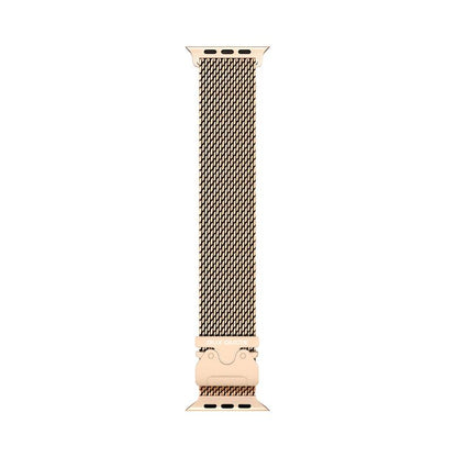 For Apple Watch 46mm / 49mm / 45mm / 44mm DUX DUCIS Milanese Air Series Stainless Steel Magnetic Watch Strap(Rose Gold) by DUX DUCIS