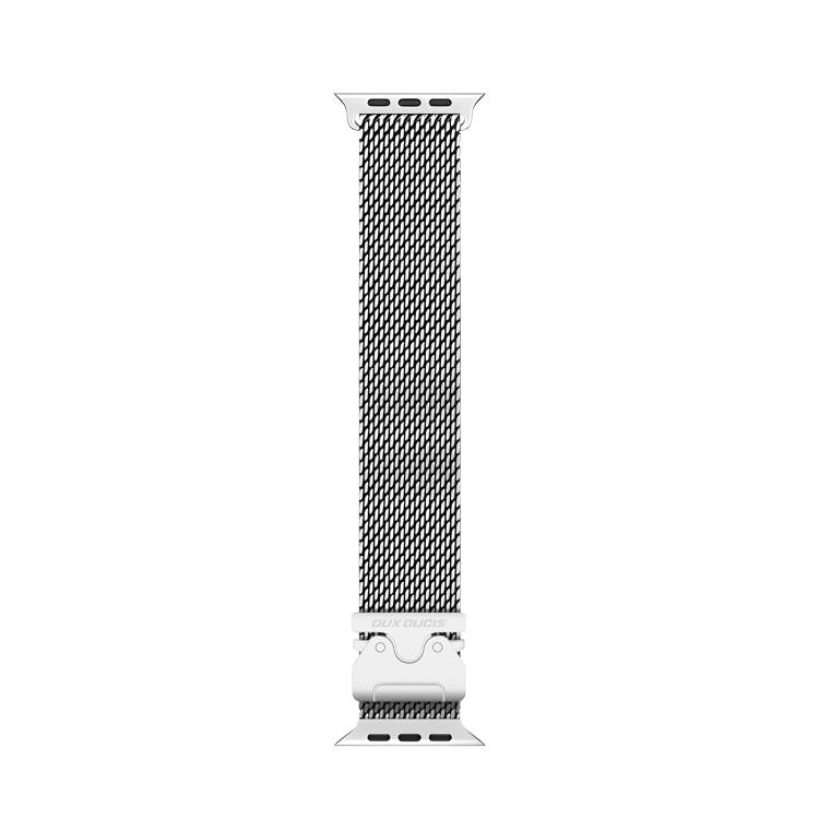 For Apple Watch 46mm / 49mm / 45mm / 44mm DUX DUCIS Milanese Air Series Stainless Steel Magnetic Watch Strap(Silver) by DUX DUCIS