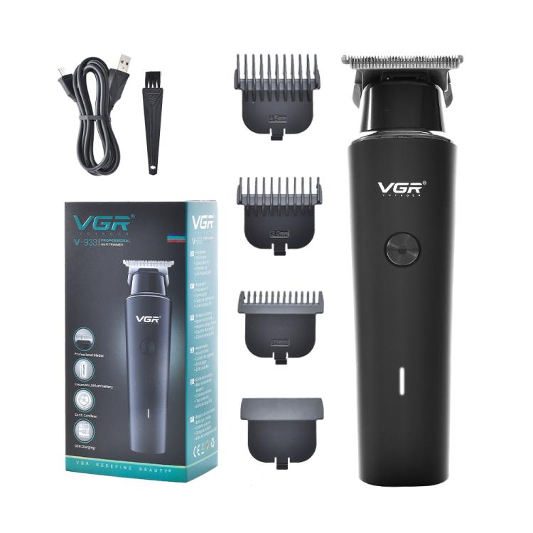 VGR V-933 Professional Salon USB Electric Hair Clipper(Black) by VGR