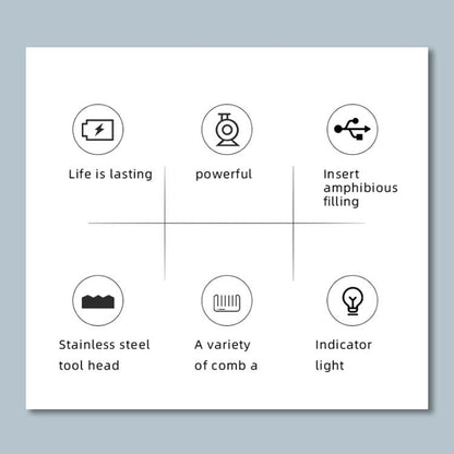 VGR V-933 Professional Salon USB Electric Hair Clipper(Black) by VGR