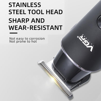 VGR V-933 Professional Salon USB Electric Hair Clipper(Black) by VGR