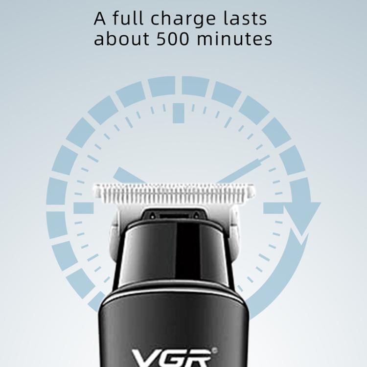 VGR V-937 LED Digital Display Salon USB Electric Hair Clipper(Black) by VGR