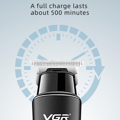 VGR V-937 LED Digital Display Salon USB Electric Hair Clipper(Black) by VGR
