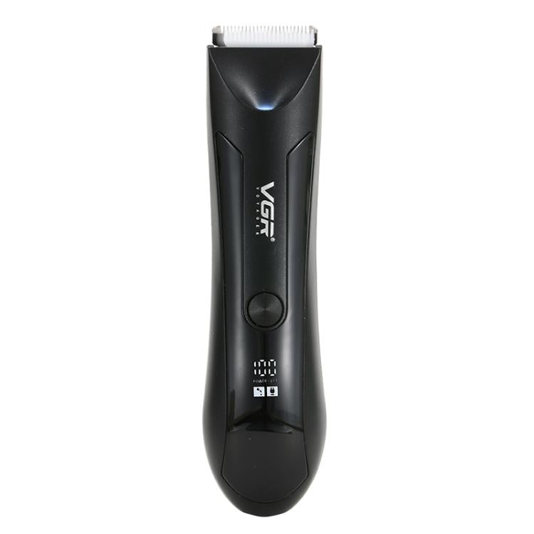 VGR V-951 IPX5 LED Digital Display Portable Light USB Hair Clipper(Black) by VGR