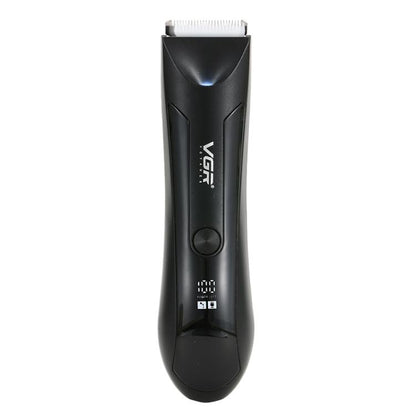 VGR V-951 IPX5 LED Digital Display Portable Light USB Hair Clipper(Black) by VGR