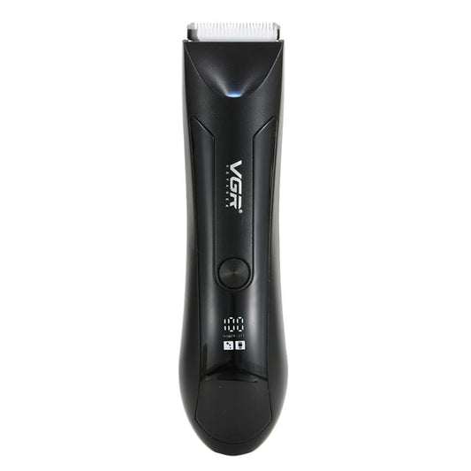 VGR V-951 IPX5 LED Digital Display Portable Light USB Hair Clipper(Black) by VGR