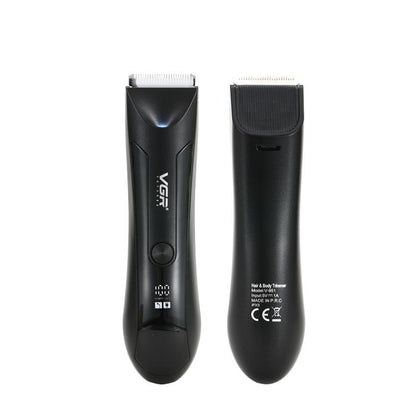 VGR V-951 IPX5 LED Digital Display Portable Light USB Hair Clipper(Black) by VGR