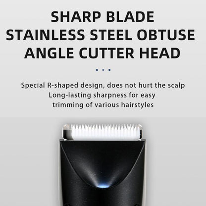 VGR V-951 IPX5 LED Digital Display Portable Light USB Hair Clipper(Black) by VGR