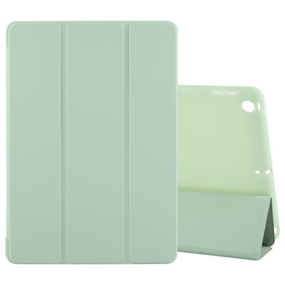 For iPad 10.2 2021 / 2020 / 2019 GEBEI 3-folding Holder Shockproof Flip Leather Tablet Case(Green) by GEBEI