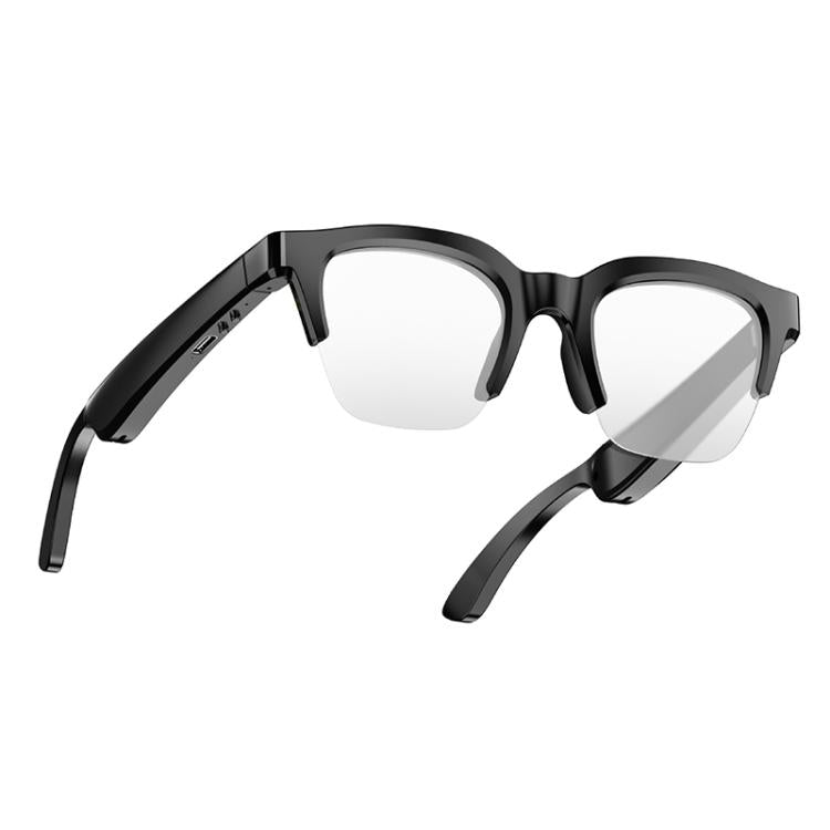 E60 ENC Noise Reduction Smart Audio Bluetooth Glasses(Transparent) by bashfashion