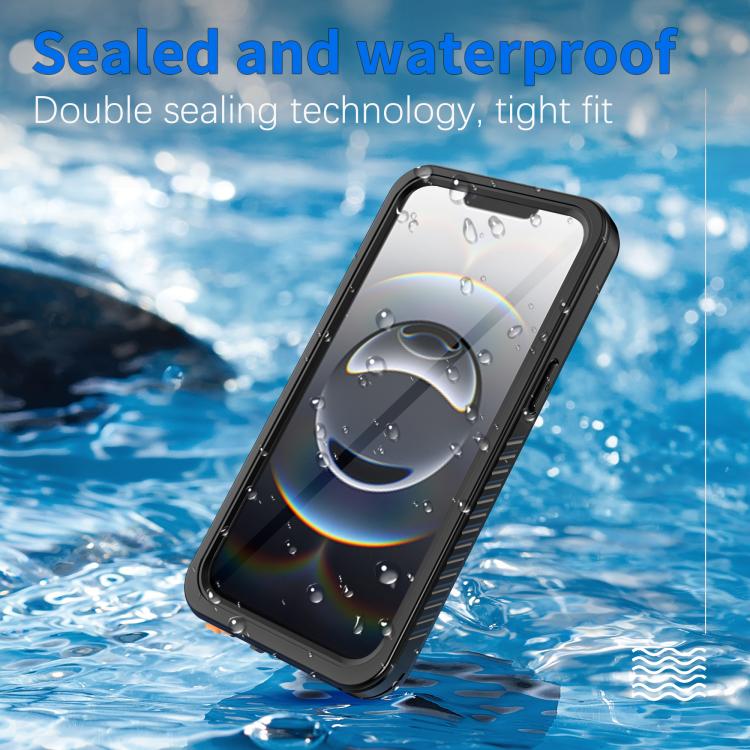 For iPhone 16e RedPepper Waterproof Phone Case(Black) by RedPepper