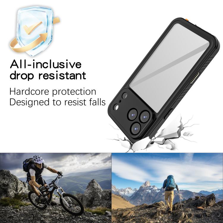 For iPhone 17 Pro Max RedPepper Waterproof Phone Case(Black) by RedPepper
