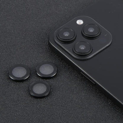 For iPhone 16 Pro / 16 Pro Max Back Camera Cover 9H Tempered Glass Lens Film(Black) by bashfashion