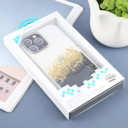 For iPhone 16 Pro Max DFANS DESIGN Dual Color Starlight Shining TPU Hybrid PC Phone Case(Black) by DFANS DESIGN