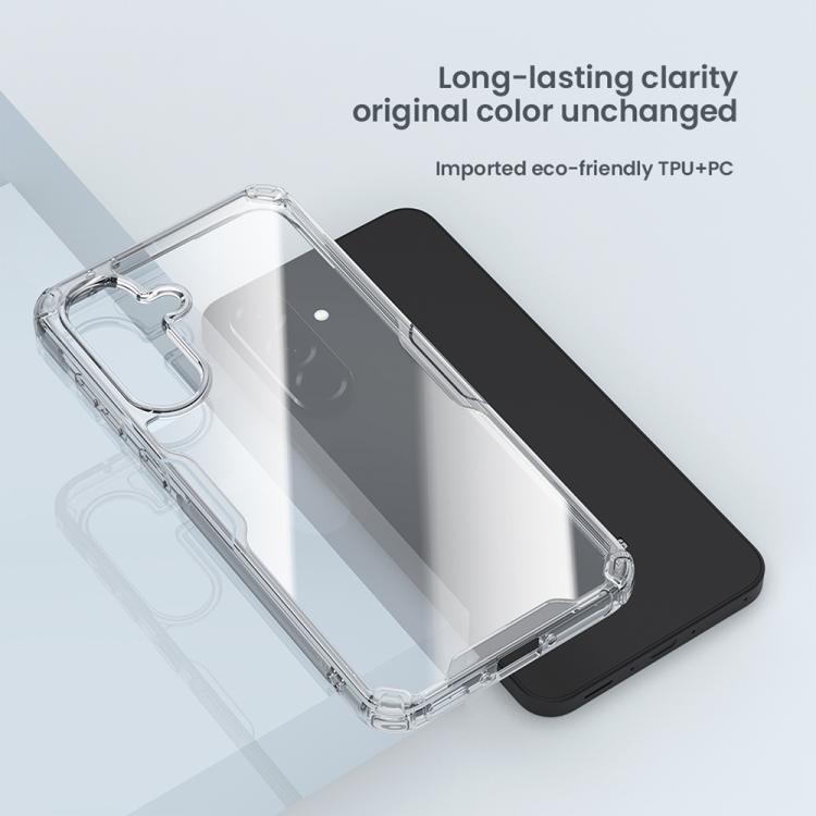 For Samsung Galaxy A56 5G NILLKIN PC + TPU Phone Case(Transparent) by NILLKIN
