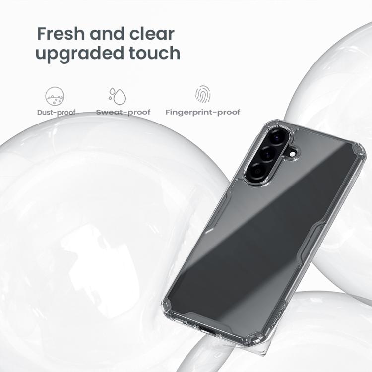 For Samsung Galaxy A56 5G NILLKIN PC + TPU Phone Case(Transparent) by NILLKIN