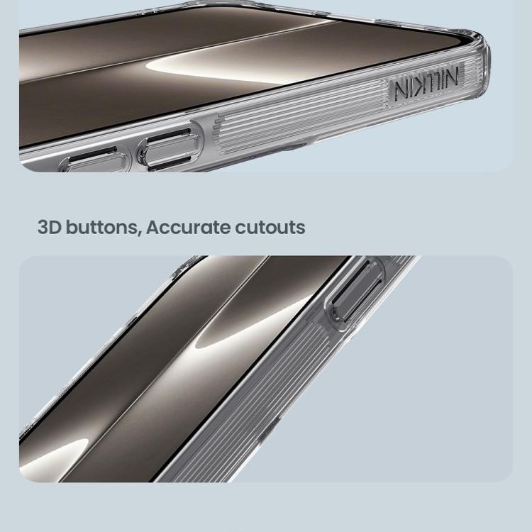 For iPhone 16e NILLKIN Ultra Clear Magnetic PC + TPU Phone Case(Transparent) by NILLKIN