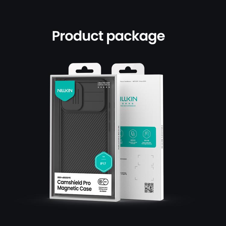For iPhone 17 NILLKIN CamShield Pro Magnetic PC Phone Case(Black) by NILLKIN