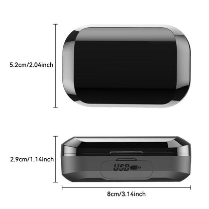 Q31 Ear-mounted ENC Noise Reduction Wireless Bluetooth Earphone(Black) by bashfashion