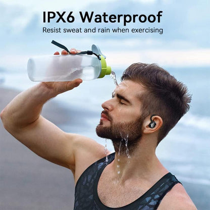 Q31 Ear-mounted ENC Noise Reduction Wireless Bluetooth Earphone(Black) by bashfashion