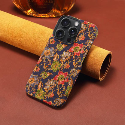 For iPhone 16 Pro Denior A16 Flower Language Series MagSafe PC Phone Case(Classical Flower) by Denior
