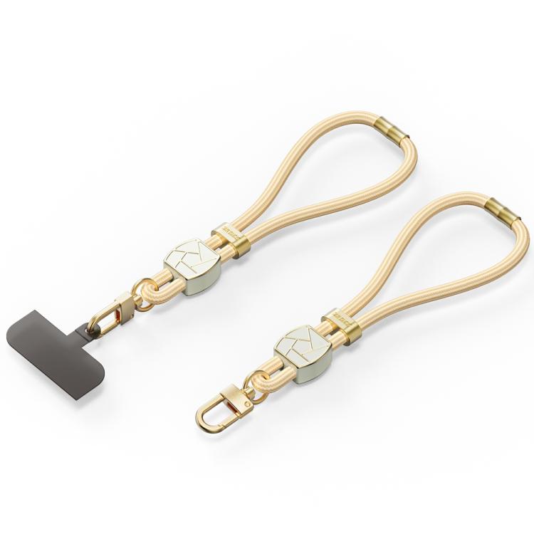 DUX DUCIS Garden Series Broken Ice Pattern Adjustable Short Phone Lanyard(Glaze Yellow) by DUX DUCIS