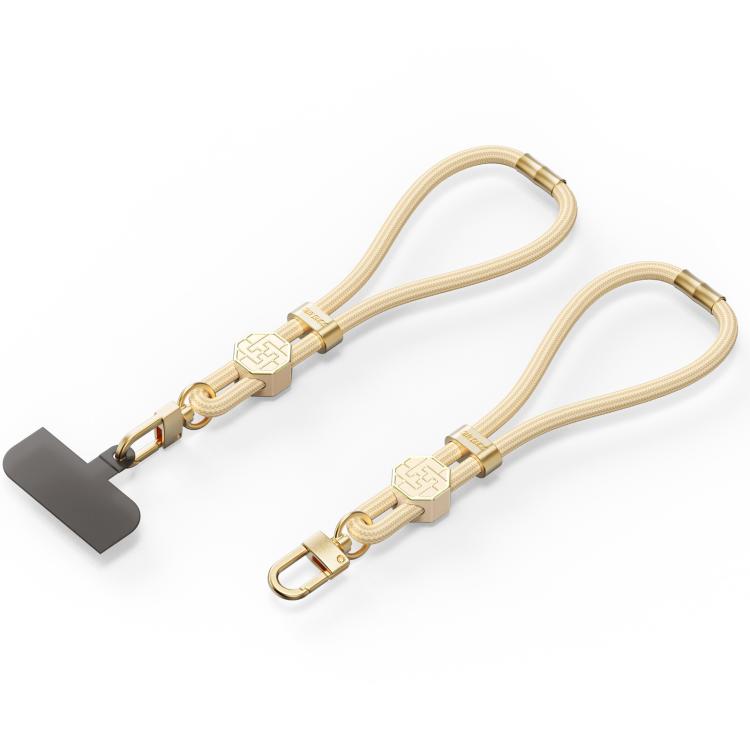 DUX DUCIS Garden Series Swastika Pattern Adjustable Short Phone Lanyard(Glaze Yellow) by DUX DUCIS
