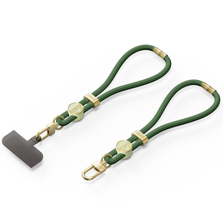 DUX DUCIS Garden Series Tile Pattern Adjustable Short Phone Lanyard(Army Green) by DUX DUCIS