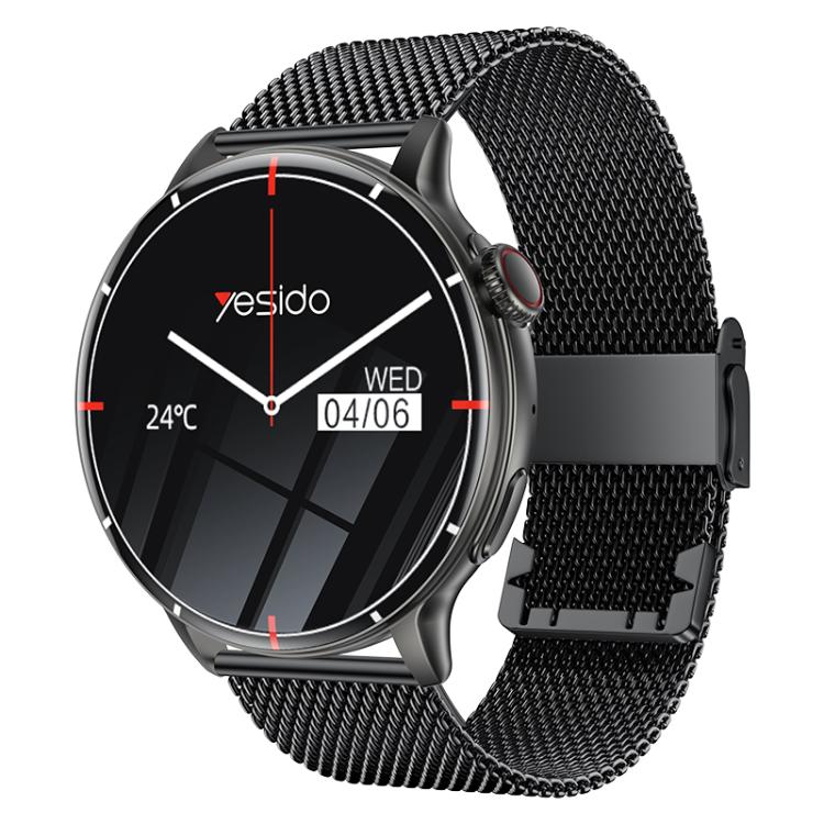Yesido IO28 Smart Watch, 1.51 inch Screen, Support BT Call / Heart Rate(Black) by Yesido