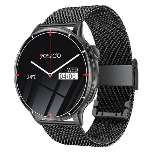 Yesido IO28 Smart Watch, 1.51 inch Screen, Support BT Call / Heart Rate(Black) by Yesido