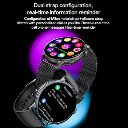 Yesido IO28 Smart Watch, 1.51 inch Screen, Support BT Call / Heart Rate(Black) by Yesido