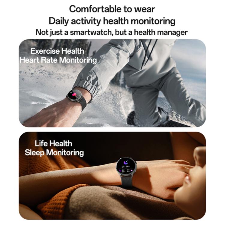 Yesido IO28 Smart Watch, 1.51 inch Screen, Support BT Call / Heart Rate(Black) by Yesido