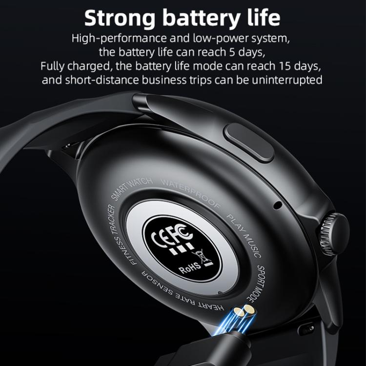 Yesido IO29 Waterproof Smart BT Watch, 1.39 inch Screen, Support BT Call / Heart Rate(Black) by Yesido