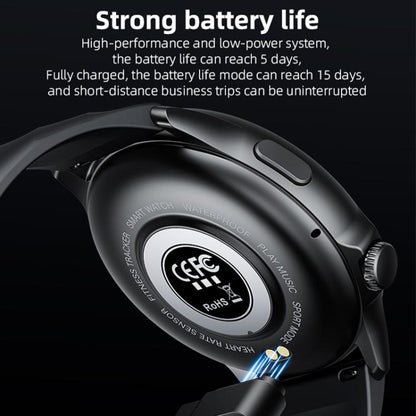 Yesido IO29 Waterproof Smart BT Watch, 1.39 inch Screen, Support BT Call / Heart Rate(Black) by Yesido