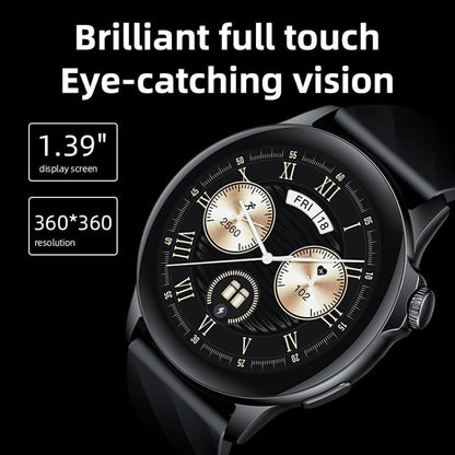 Yesido IO29 Waterproof Smart BT Watch, 1.39 inch Screen, Support BT Call / Heart Rate(Black) by Yesido