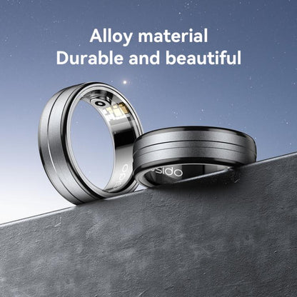 Yesido IO32 Health Monitor Smart Ring, Support Body Temperature / Heart Rate / Blood Pressure / Female Physiological Reminder, Size:60mm Inner Circumference(Black) by Yesido