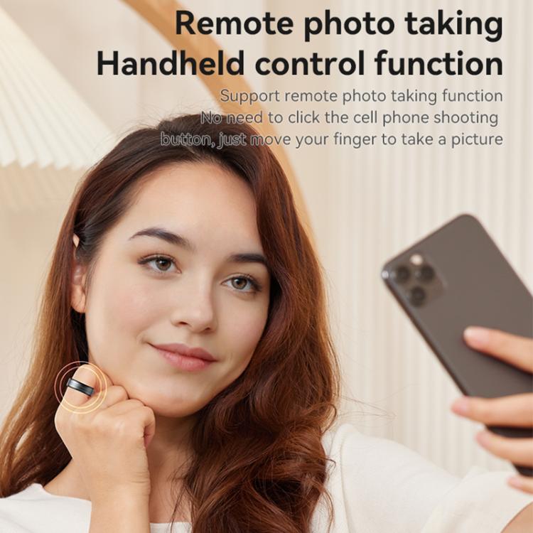 Yesido IO32 Health Monitor Smart Ring, Support Body Temperature / Heart Rate / Blood Pressure / Female Physiological Reminder, Size:60mm Inner Circumference(Black) by Yesido