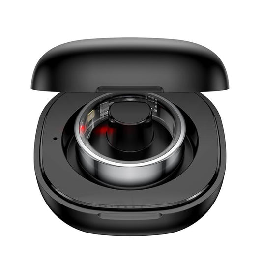 Yesido IO33 Health Monitor Smart Ring, Support Body Temperature / Heart Rate / Blood Pressure / Female Physiological Reminder, Size:57mm Inner Circumference(Black) by Yesido