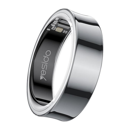 Yesido IO33 Health Monitor Smart Ring, Support Body Temperature / Heart Rate / Blood Pressure / Female Physiological Reminder, Size:63mm Inner Circumference(Black) by Yesido