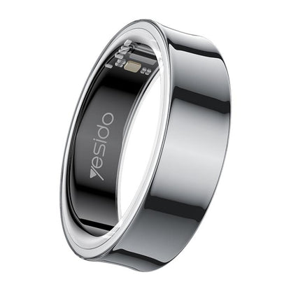 Yesido IO33 Health Monitor Smart Ring, Support Body Temperature / Heart Rate / Blood Pressure / Female Physiological Reminder, Size:68mm Inner Circumference(Black) by Yesido