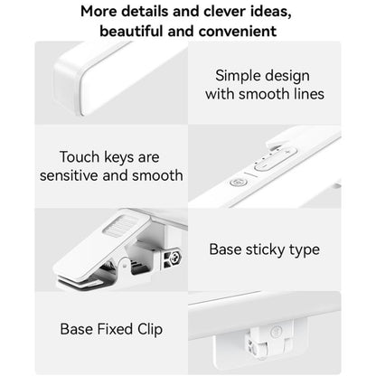Yesido DH11 Borderless Wireless Reading Light(White) by Yesido