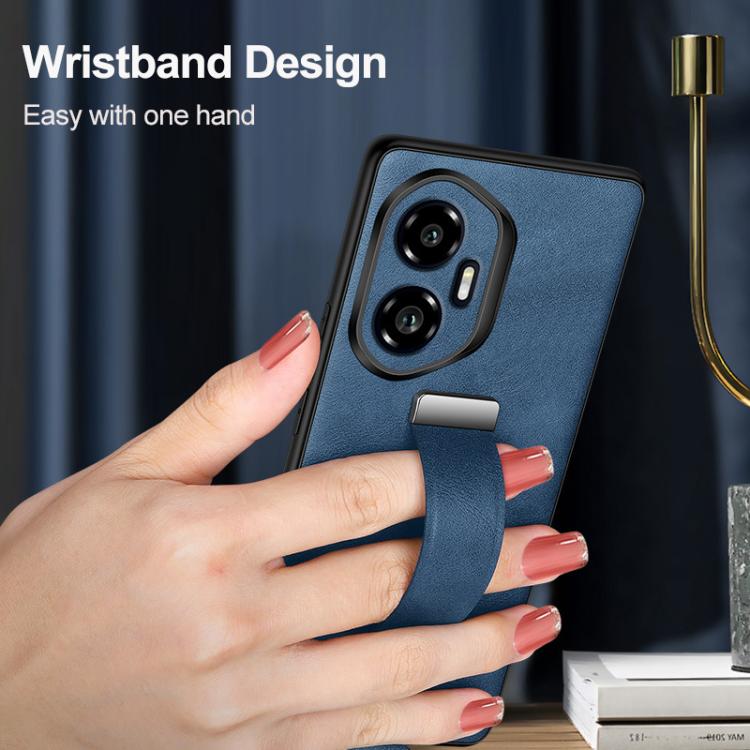 For Honor 300 Ultra SULADA PC Hybrid Leather Texture Skin Feel Shockproof Phone Case(Black) by SULADA