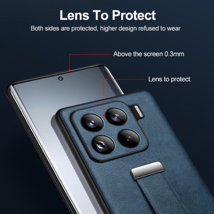 For Xiaomi 15 Pro SULADA PC Hybrid Leather Texture Skin Feel Shockproof Phone Case(Black) by SULADA