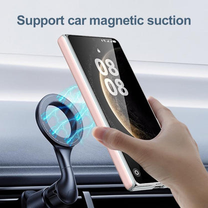 For Huawei Mate X6 SULADA Skin Feel Liquid Leather Shockproof Phone Case(Black) by SULADA